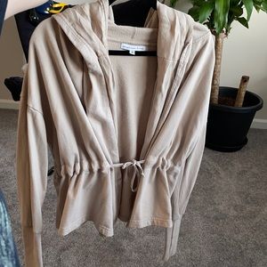 Light weight front tie cardigan
